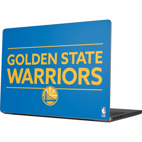NBA Golden State Warriors Standard - Blue Apple MacBook Pro 14-inch Skin