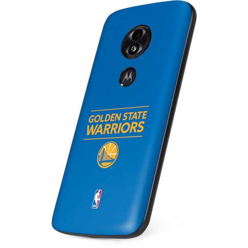 NBA Golden State Warriors Standard - Blue Moto E5 Play Skin