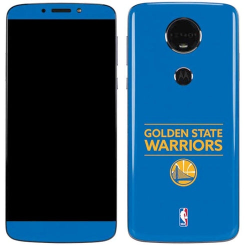 NBA Golden State Warriors Standard - Blue Moto E5 Plus Skin