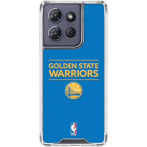 NBA Golden State Warriors Standard - Blue Moto G Power 5G (2025) Clear Case