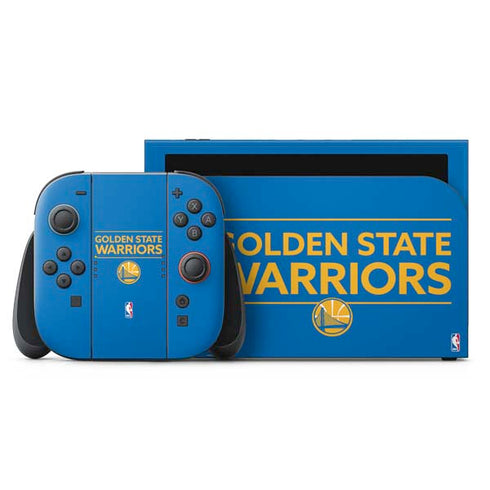 NBA Golden State Warriors Standard - Blue Nintendo Switch 2 (2025) with Joy-Con Skin