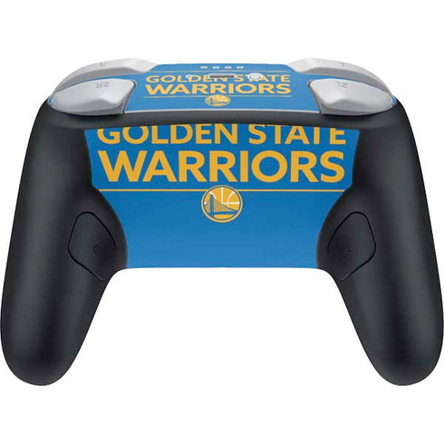 NBA Golden State Warriors Standard - Blue Nintendo Switch 2 (2025) Pro Controller Skin