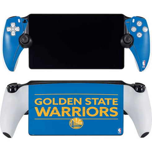 NBA Golden State Warriors Standard - Blue PlayStation Portal Remote Player Skin