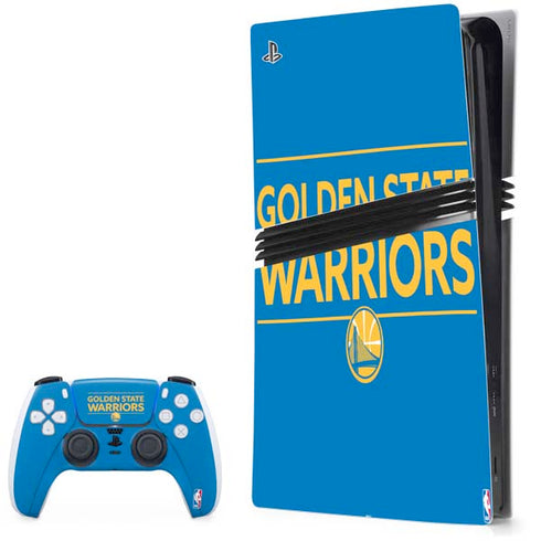 NBA Golden State Warriors Standard - Blue PlayStation PS5 Skins