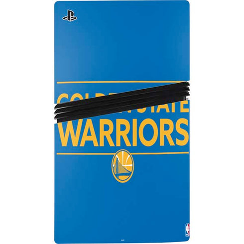 NBA Golden State Warriors Standard - Blue PS5 Pro Console Skin