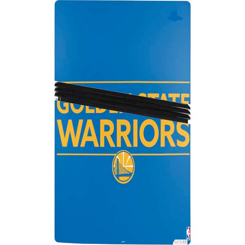 NBA Golden State Warriors Standard - Blue PS5 Pro Console Skin