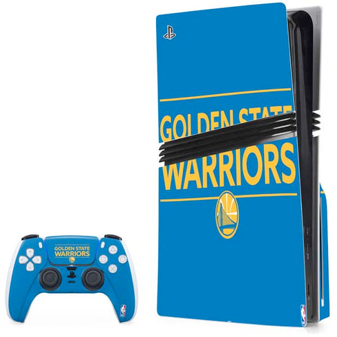 NBA Golden State Warriors Standard - Blue PS5 Pro Disk Bundle Skin