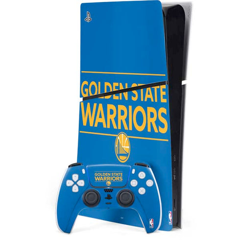 NBA Golden State Warriors Standard - Blue PlayStation PS5 Skins
