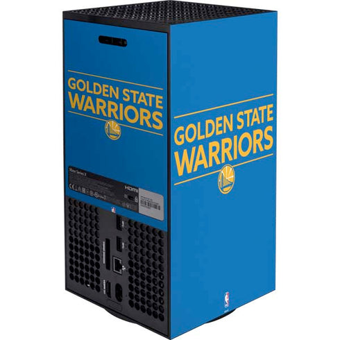 NBA Golden State Warriors Standard - Blue Xbox Series X Bundle Skin
