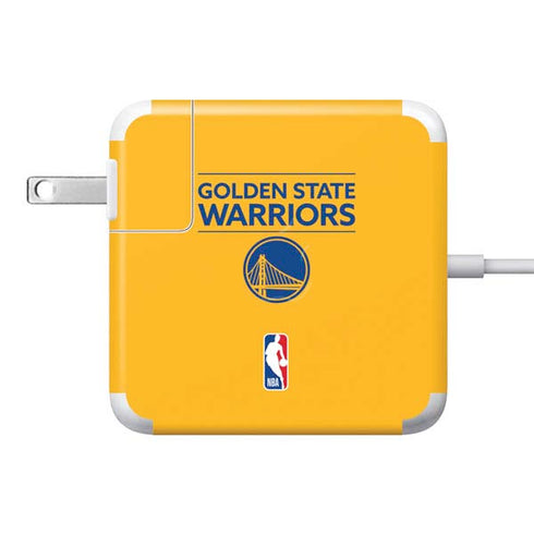 NBA Golden State Warriors Standard - Yellow 85W Power Adapter (15 and 17 inch MacBook Pro Charger) Skin