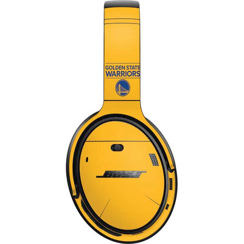 NBA Golden State Warriors Standard - Yellow Bose QuietComfort 35 Headphones Skin