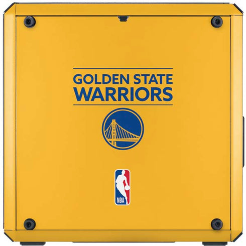 NBA Golden State Warriors Standard - Yellow Cooler Master MasterBox Q300L Mini Tower Skin