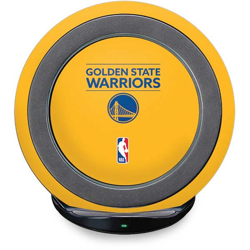 NBA Golden State Warriors Standard - Yellow Fast Charge Wireless Charging Stand Skin