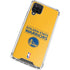 NBA Golden State Warriors Standard - Yellow Galaxy A12 Clear Case