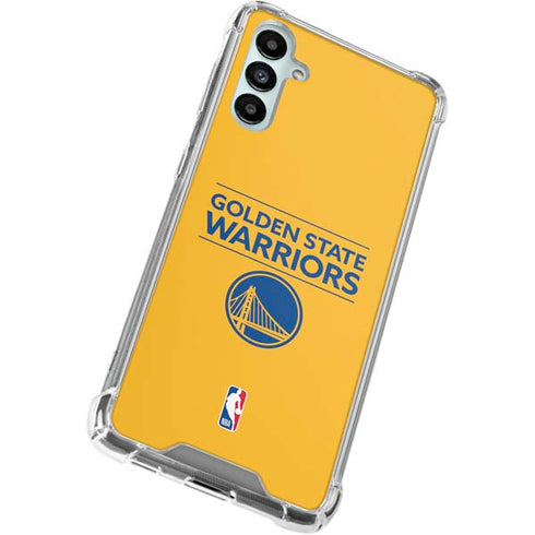 NBA Golden State Warriors Standard - Yellow Galaxy A15 5G Clear Case