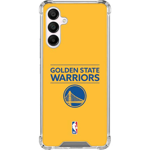 NBA Golden State Warriors Standard - Yellow Galaxy A16 5G Clear Case