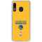 NBA Golden State Warriors Standard - Yellow Galaxy A20 Clear Case