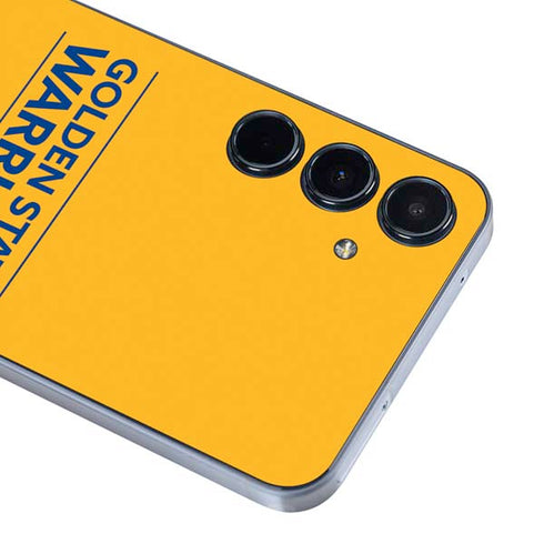 NBA Golden State Warriors Standard - Yellow Galaxy A36 5G Skin