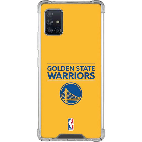 NBA Golden State Warriors Standard - Yellow Galaxy A51 5G Clear Case