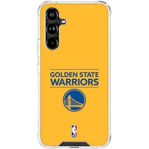 NBA Golden State Warriors Standard - Yellow Galaxy A54 5G Clear Case