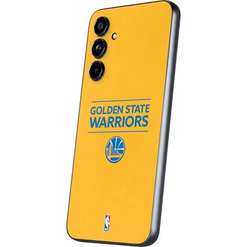 NBA Golden State Warriors Standard - Yellow Galaxy A54 5G Skin
