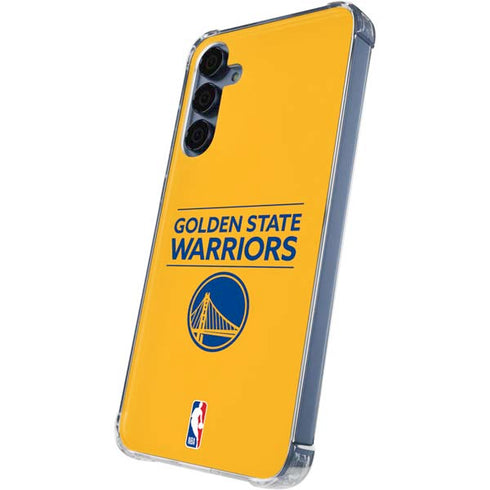 NBA Golden State Warriors Standard - Yellow Galaxy A55 5G Clear Case