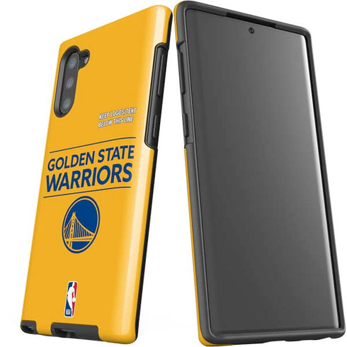 NBA Golden State Warriors Standard - Yellow Galaxy Note 10 Pro Case