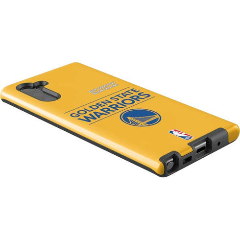 NBA Golden State Warriors Standard - Yellow Galaxy Note 10 Pro Case