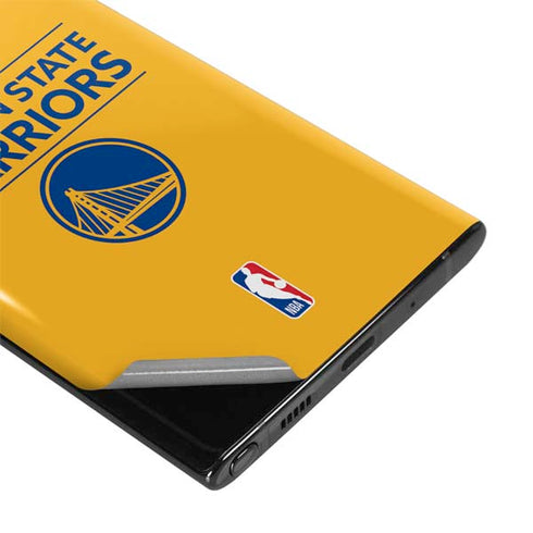 NBA Golden State Warriors Standard - Yellow Galaxy Note 10 Skin