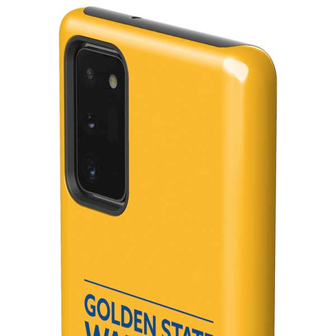 NBA Golden State Warriors Standard - Yellow Galaxy Note20 5G Pro Case