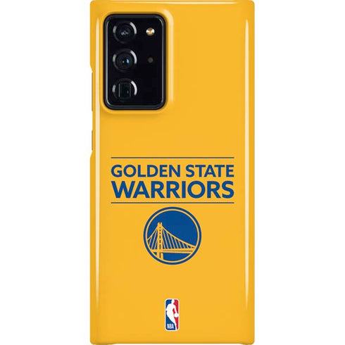 NBA Golden State Warriors Standard - Yellow Galaxy Note20 Ultra 5G Lite Case