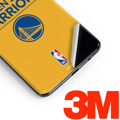 NBA Golden State Warriors Standard - Yellow Galaxy S10 Plus Skin