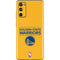 NBA Golden State Warriors Standard - Yellow Galaxy S20 Fan Edition Skin