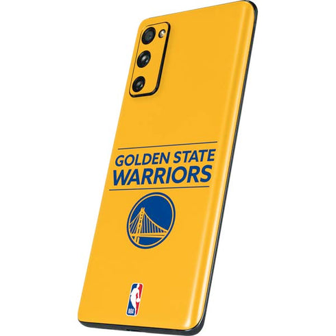 NBA Golden State Warriors Standard - Yellow Galaxy S20 Fan Edition Skin