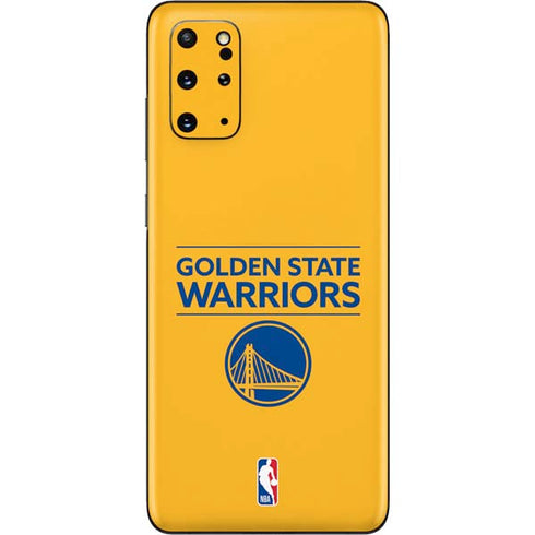 NBA Golden State Warriors Standard - Yellow Galaxy S20 Plus Skin