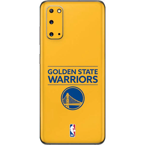 NBA Golden State Warriors Standard - Yellow Galaxy S20 Skin