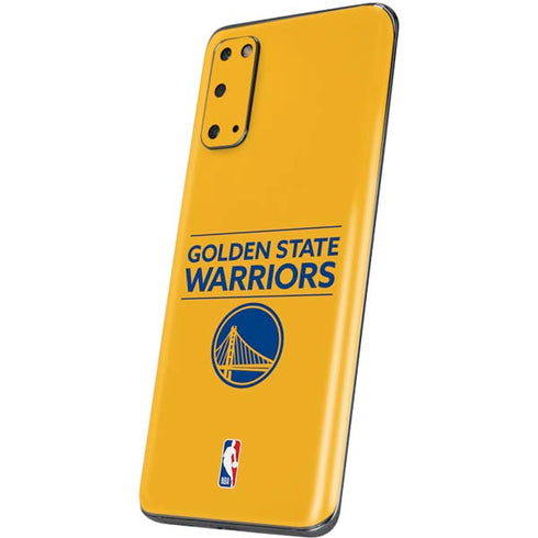 NBA Golden State Warriors Standard - Yellow Galaxy S20 Skin