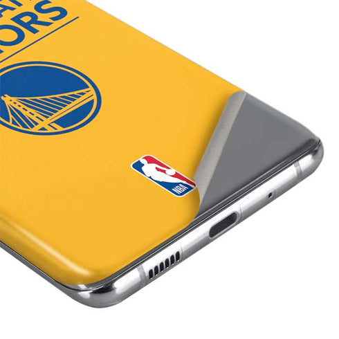 NBA Golden State Warriors Standard - Yellow Galaxy S20 Skin