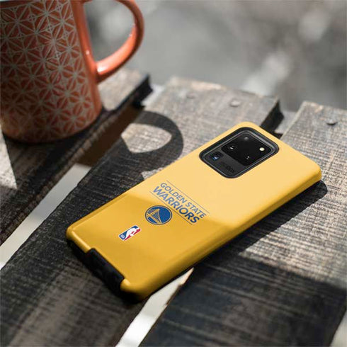 NBA Golden State Warriors Standard - Yellow Galaxy S20 Ultra 5G Pro Case