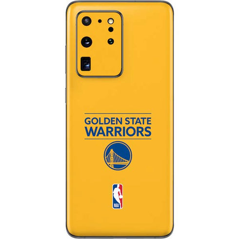 NBA Golden State Warriors Standard - Yellow Galaxy S20 Ultra 5G Skin