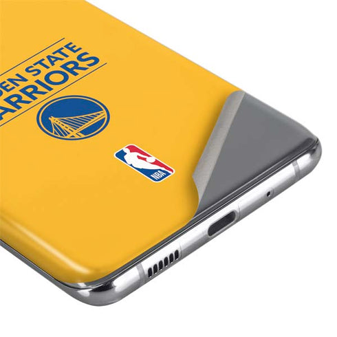 NBA Golden State Warriors Standard - Yellow Galaxy S20 Ultra 5G Skin