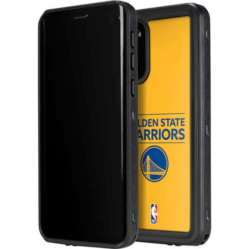 NBA Golden State Warriors Standard - Yellow Galaxy S20 Waterproof Case