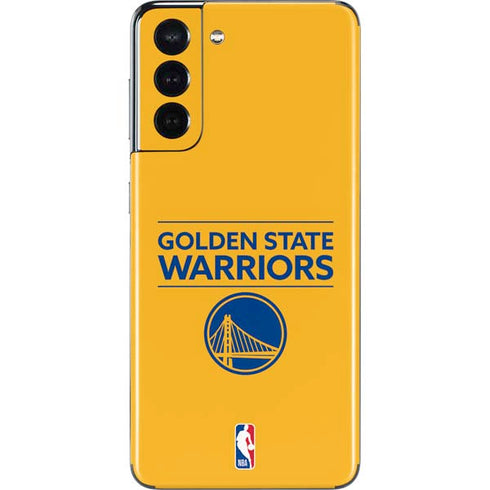 NBA Golden State Warriors Standard - Yellow Galaxy S21 5G Skin
