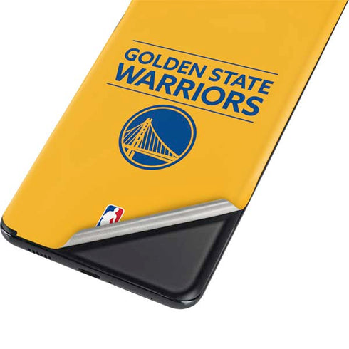 NBA Golden State Warriors Standard - Yellow Galaxy S21 5G Skin