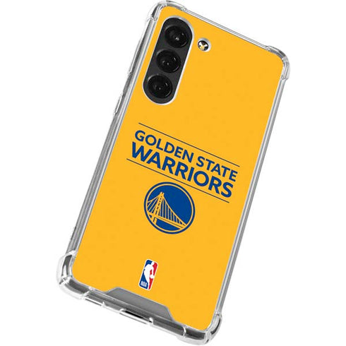 NBA Golden State Warriors Standard - Yellow Galaxy S23 Clear Case