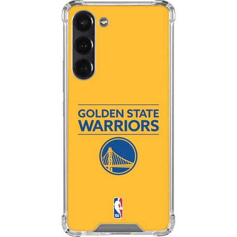 NBA Golden State Warriors Standard - Yellow Galaxy S23 Plus Clear Case