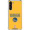 NBA Golden State Warriors Standard - Yellow Galaxy S23 Plus Clear Case
