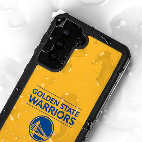 NBA Golden State Warriors Standard - Yellow Galaxy S23 Plus Waterproof Case