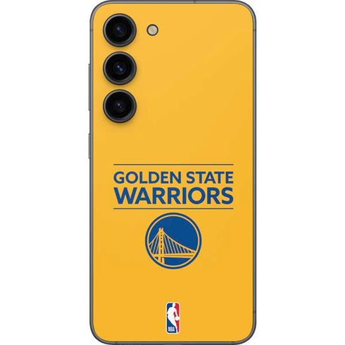 NBA Golden State Warriors Standard - Yellow Galaxy S23 Skin