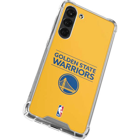 NBA Golden State Warriors Standard - Yellow Galaxy S24 FE Clear Case